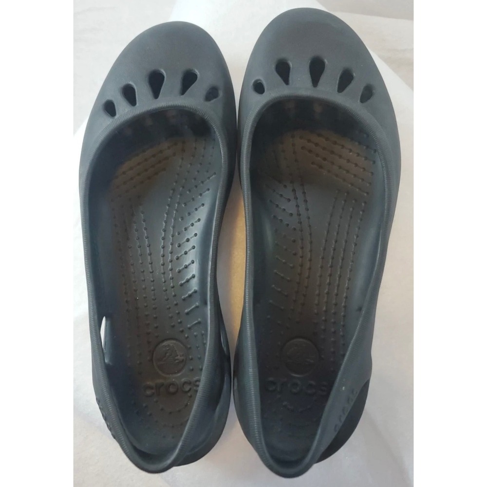 Crocs Malinda Slingback Ballet Flat Shoes Womens Size 9 Kadee - Picture 4 of 7